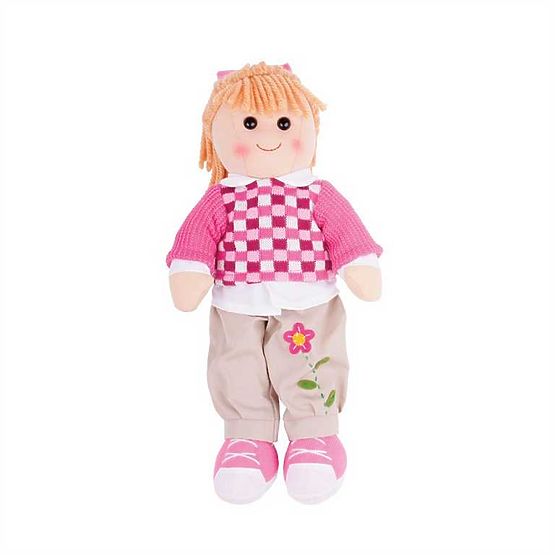 Bigjigs Toys Fabric Doll Melanie 38 cm