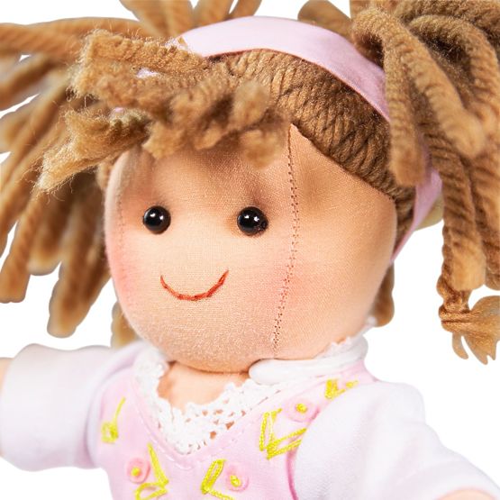 Bigjigs Toys Fabric Doll Rose 28 cm