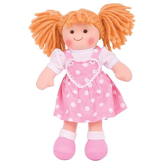 Bigjigs Toys Fabric Doll Ruby 28 cm