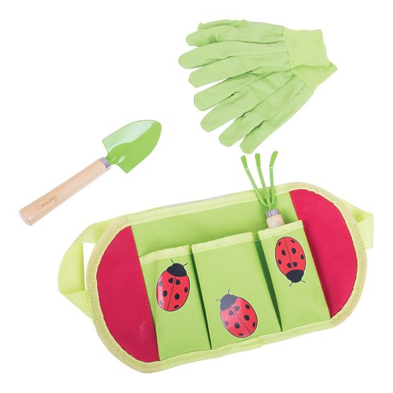 Bigjigs Toys Garden Tools Ladybug