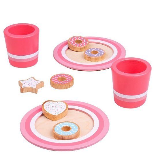Bigjigs Toys Milk and Cookies Set