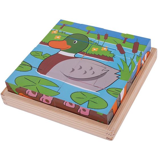 Bigjigs Toys Picture Blocks Farm
