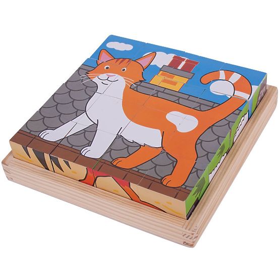 Bigjigs Toys Picture Blocks Farm