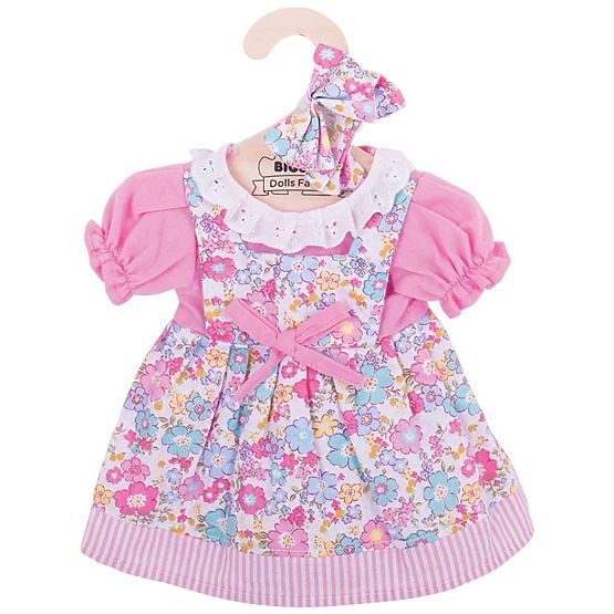 Bigjigs Toys Pink Floral Dress for 38 cm Doll