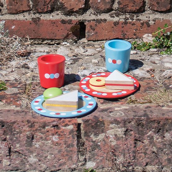 Bigjigs Toys Polka Dot Snack Set