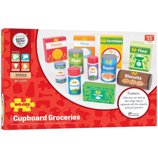 Bigjigs Toys Set of Non-Perishable Foods
