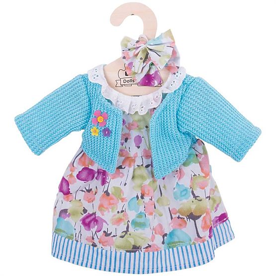Bigjigs Toys Turquoise Dress with Sweater for 38 cm Doll