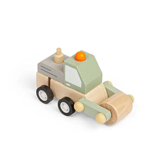 Bigjigs Toys Wind-Up Construction Car Roller