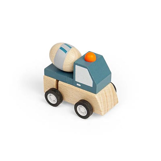 Bigjigs Toys Wind-Up Construction Toy Car Mixer