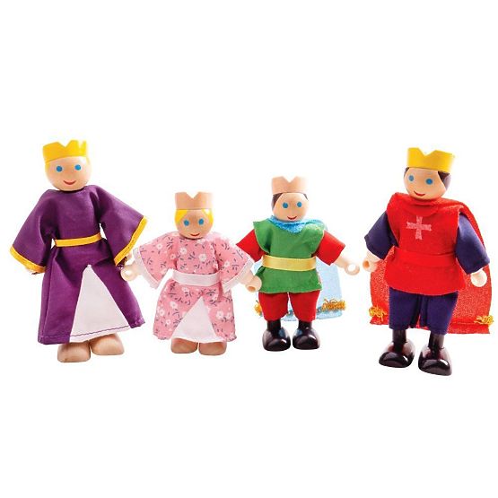 Bigjigs Toys Wooden Figures Royal Family