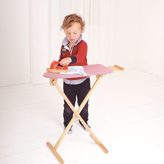 Bigjigs Toys Wooden Ironing Board with Iron - Damaged Packaging