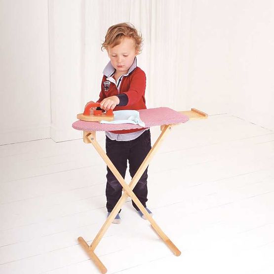 Bigjigs Toys Wooden Ironing Board with Iron - Damaged Packaging