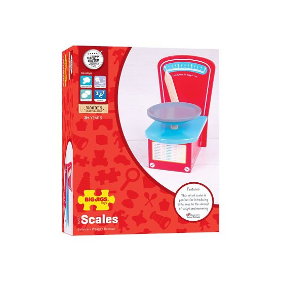 Bigjigs Toys Wooden Kitchen Scale
