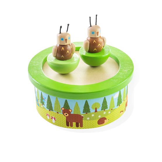 Bigjigs Toys Wooden Music Box Woodland