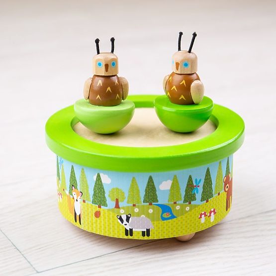 Bigjigs Toys Wooden Music Box Woodland