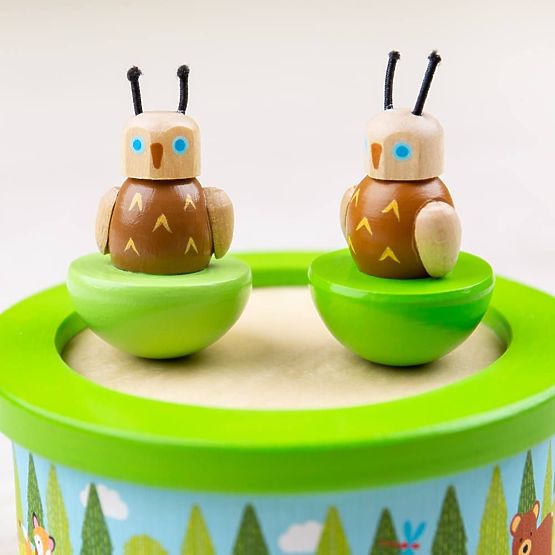 Bigjigs Toys Wooden Music Box Woodland