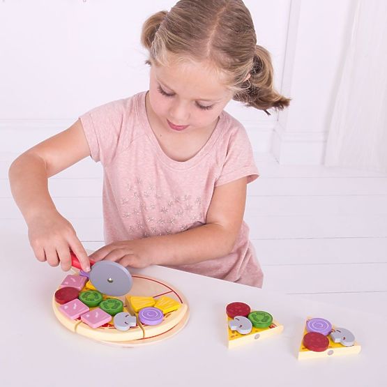 Bigjigs Toys Wooden Pizza Slicer