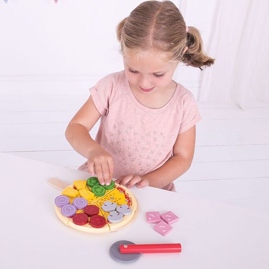 Bigjigs Toys Wooden Pizza Slicer