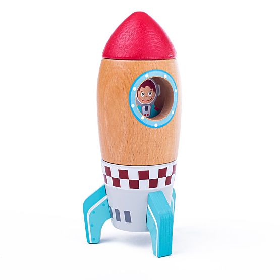 Bigjigs Toys Wooden Rocket