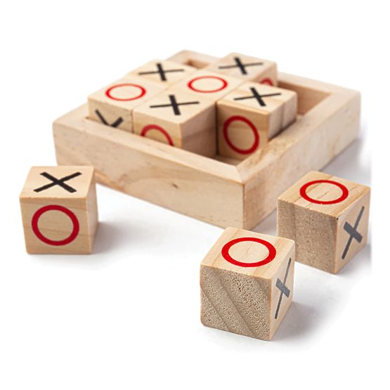 Bigjigs Toys Wooden tic-tac-toe blocks