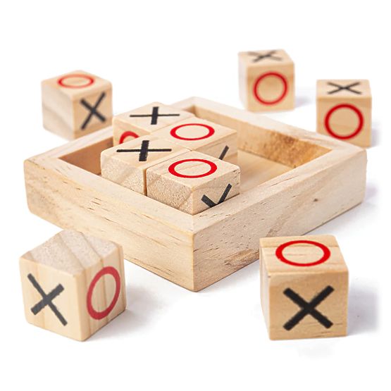 Bigjigs Toys Wooden tic-tac-toe blocks