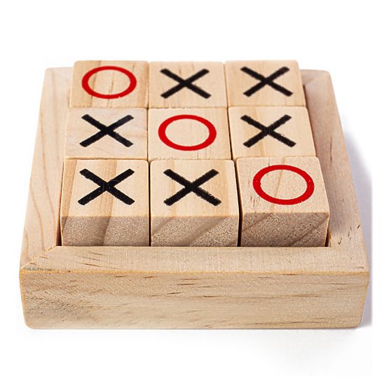 Bigjigs Toys Wooden tic-tac-toe blocks