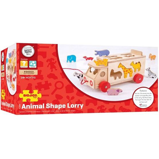 Bigjigs slot machine, truck with animals
