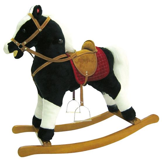 Bino Black Rocking Horse
