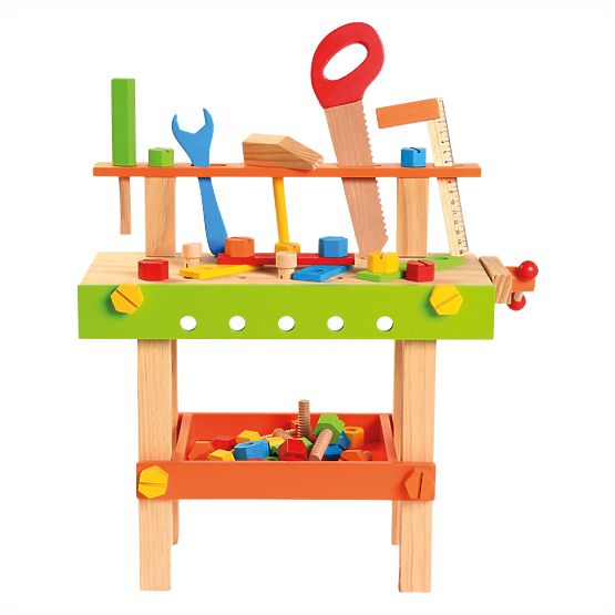 Bino Children's Workbench with Tools