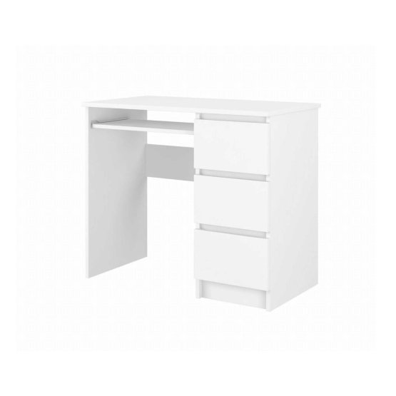 Children's desk LULU - white smooth