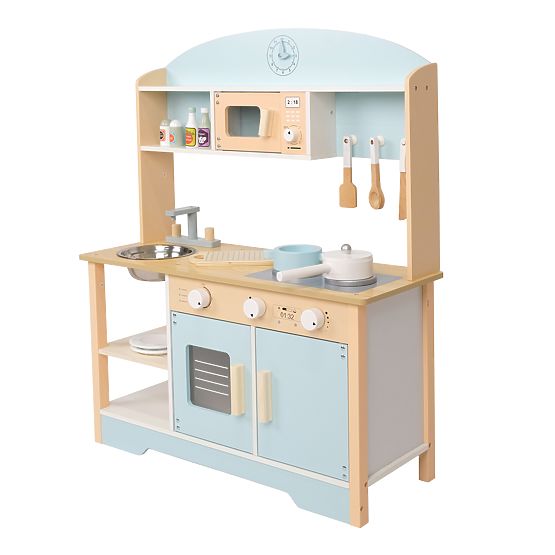 Blueberry - Wooden Kitchen with Accessories