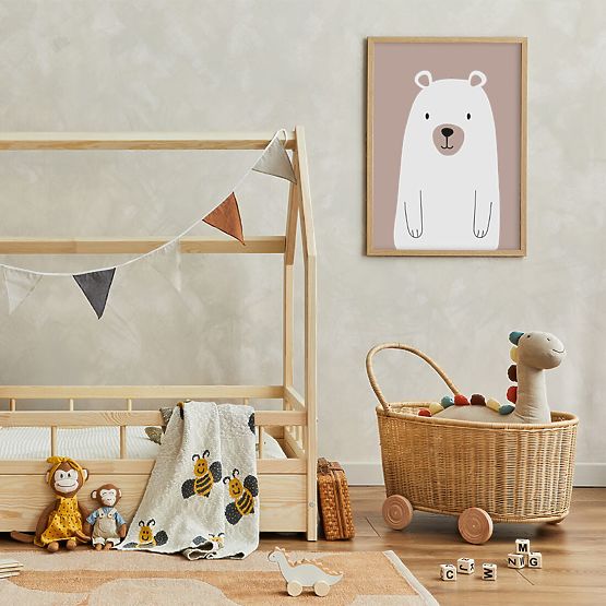 Boho Bear Poster