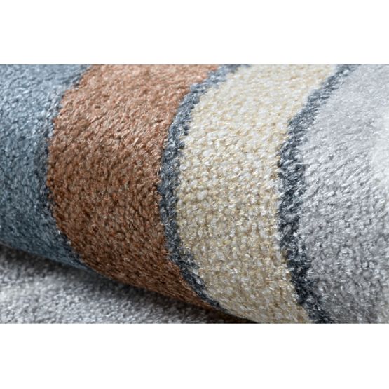 BONO 8437 Carpet Circle Clouds, Sky, Light Gray / Cream