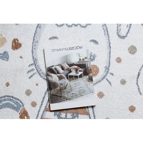 BONO 8441 Rug Circle Sailor Bunny Cream / Blue