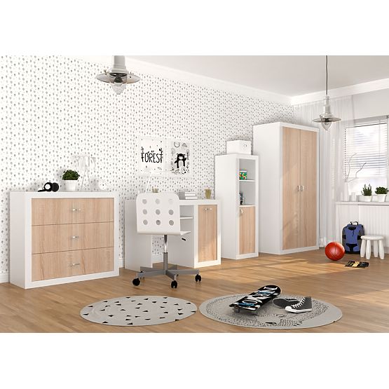 Bookshelf Philip big - oak sonoma