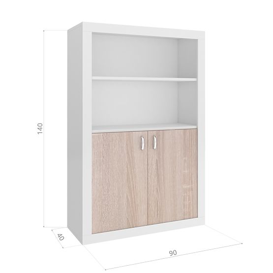 Bookshelf Philip big - oak sonoma