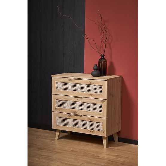 BORNEO KM-2 Sideboard Oak Artisan/Black