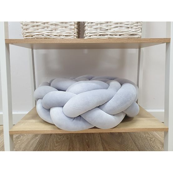 Braided guardrail 240 cm - gray