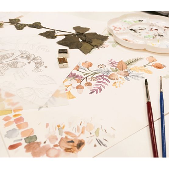 Breastfeeding pillow Secret garden