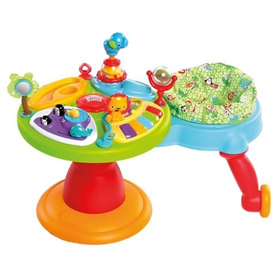 Bright Starts Zippity Zoo 3-in-1 Around We Go Activity Centre