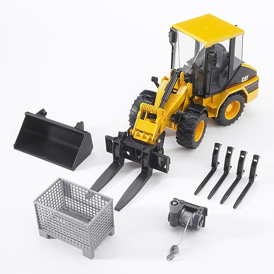 Bruder Accessories - Forks, Winch, and Pallet