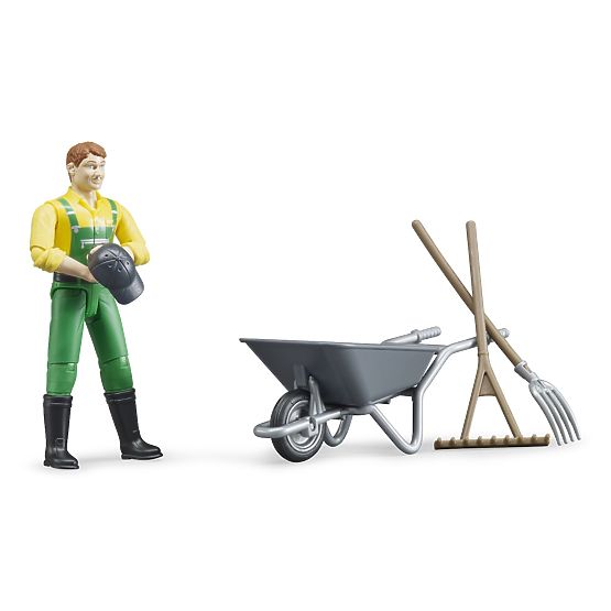Bruder BWORLD Farmer with Accessories