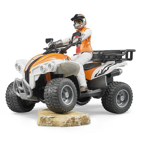 Bruder BWORLD Quad Bike with Driver