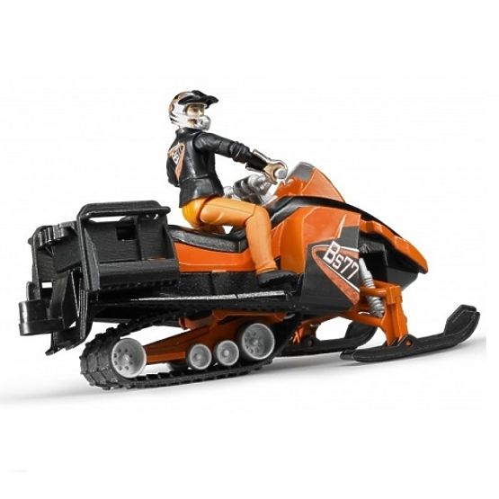 Bruder BWORLD Snowmobile with Driver