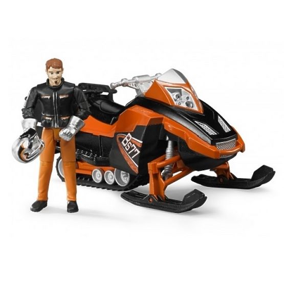 Bruder BWORLD Snowmobile with Driver