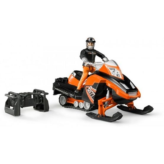 Bruder BWORLD Snowmobile with Driver