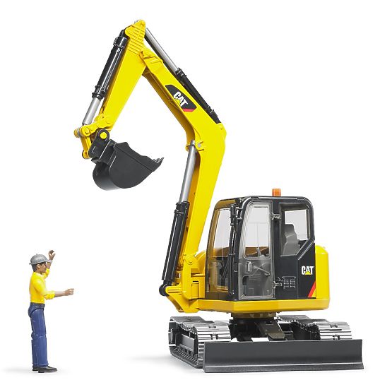 Bruder CAT Mini Excavator with Figure