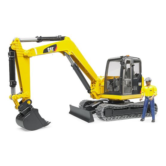 Bruder CAT Mini Excavator with Figure