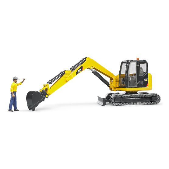 Bruder CAT Mini Excavator with Figure
