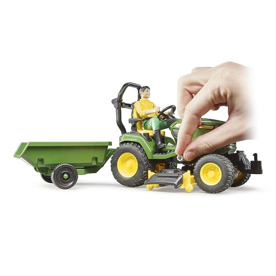 Bruder Garden Tractor John Deere X949 with Gardener